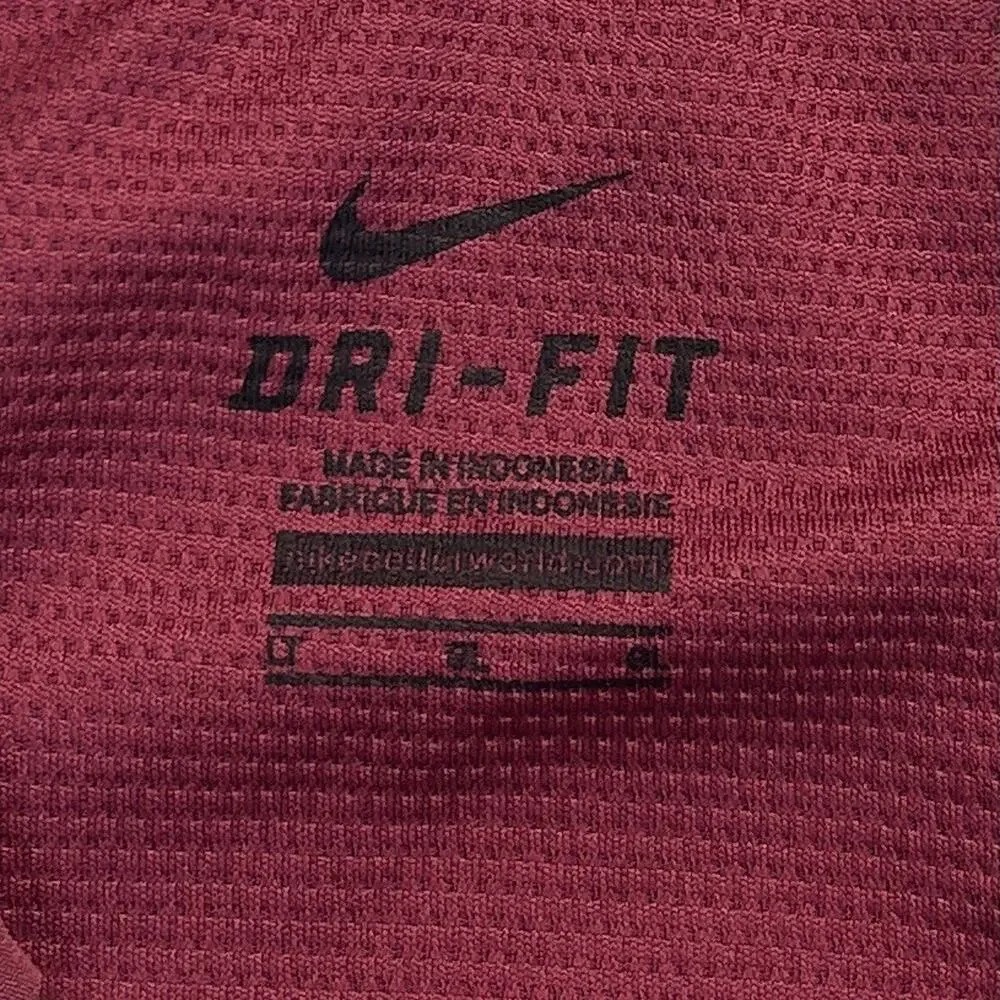 Nike DRI-FIT Athletic Basketball Warm Up Jacket Women's Large Tall Red Full Zip